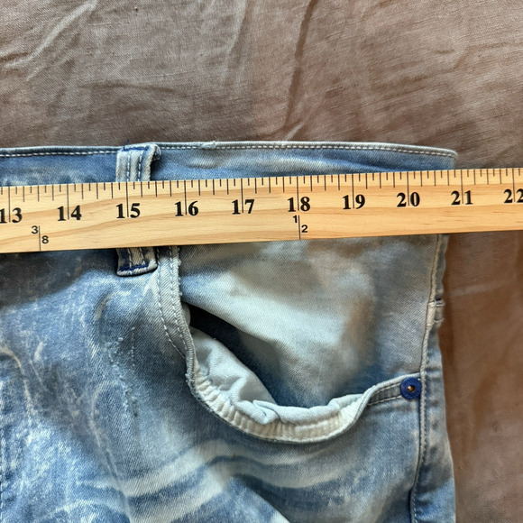 Makobi Jeans Moto Biker Slim Fit Distressed Denim Naxos 42x32 Hip Hop Streetwear - Picture 4 of 15